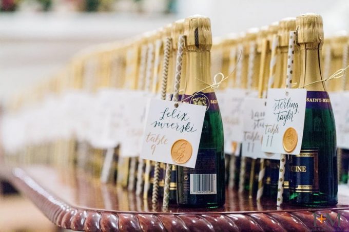 How To Gift Mini Champagne Bottles